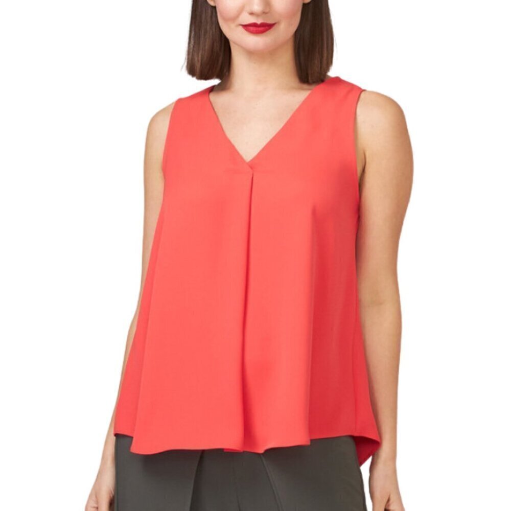 Joseph Ribkoff Womens 10 Cami Style Vneck Coral Red Sleeveless Blouse